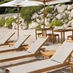 Bain de soleil Ibiza VLAEMYNCK - Vert Parc Mobilier