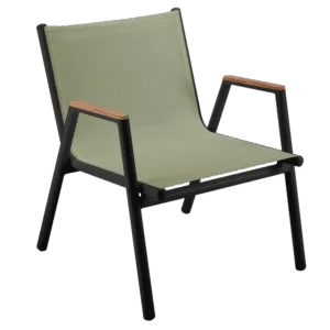 Fauteuil bas en batyline Pilotis VLAEMYNCK