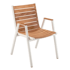 fauteuil-en-teck-pilotis-blanc-coton-vlaemynck