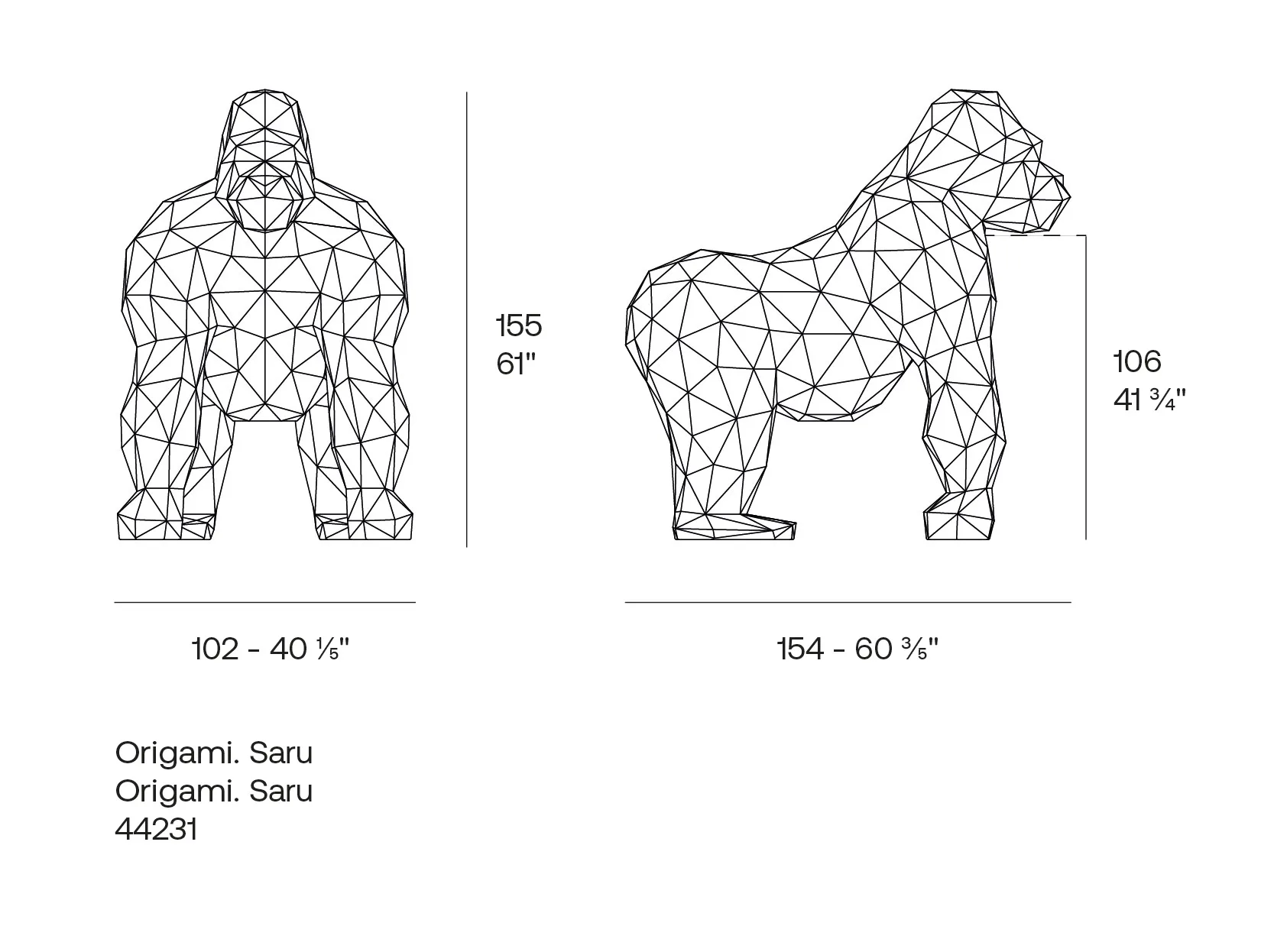 ORIGAMI SARU Vondom – Image 4