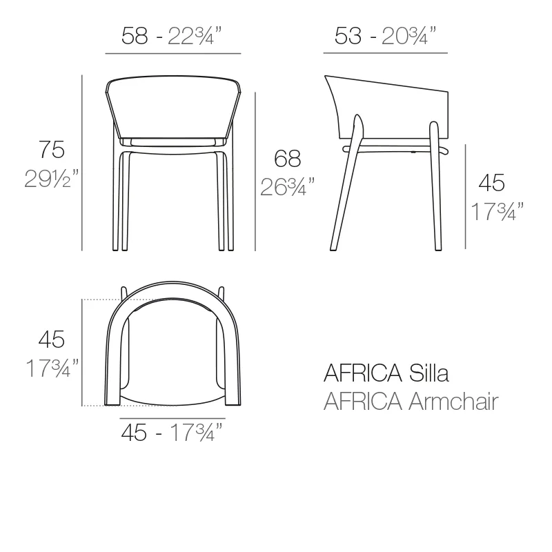 AFRICA ARMCHAIR Vondom – Image 4