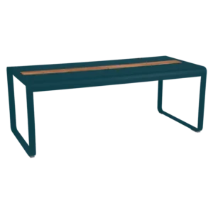 BELLEVIE_TABLE_196X90_AVEC_RANGEMENTS_BLEU_ACAPULCO_SKU_843421