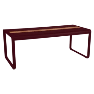 BELLEVIE_TABLE_196X90_AVEC_RANGEMENTS_CERISE_NOIRE_SKU_8434B9