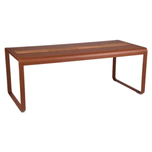 BELLEVIE_TABLE_196X90_AVEC_RANGEMENTS_OCRE_ROUGE_SKU_843420