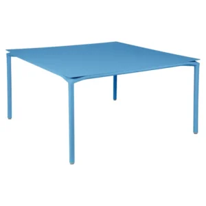 Calvi table 140 X 140 bleu maya