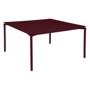 calvi table 140 X 140 cerise noir