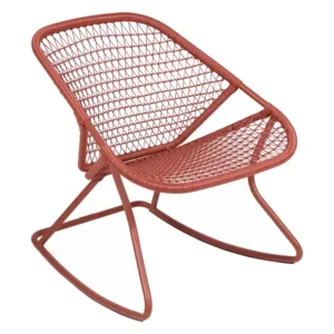 fermob rocking chair ocre rouge