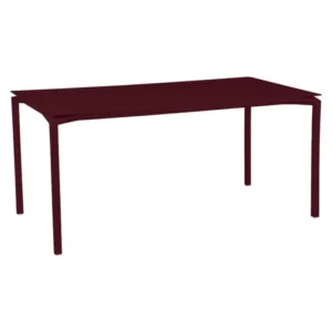 table calvi 160 X 80 cerise noir