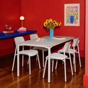 table calvi mat velouté 160 X 80 ambiance 3